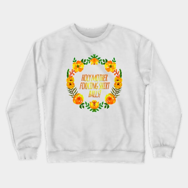 holymother Crewneck Sweatshirt by aluap1006